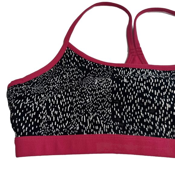 Fabletics Sports Bra Pink Black Dot Intimates & Sleepwear Snapdragon Reversible - Picture 2 of 10